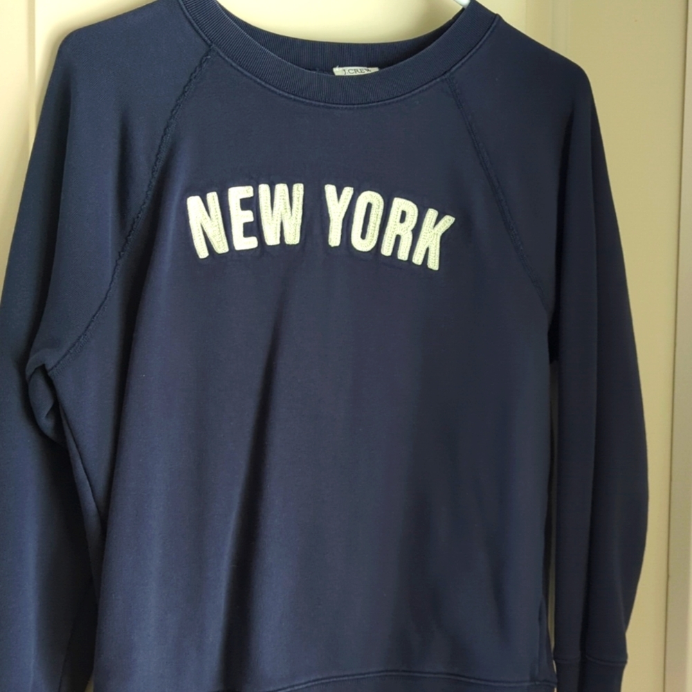New York Navy Pullover Sweatshirt - Women's